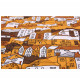 Диван Ньюс з двома подушками тканина City brown