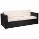 Комплект меблів Santo з ротангу Elit (SC-B9508) Brown MB1034 тканина A13815