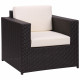 Комплект меблів Santo з ротангу Elit (SC-B9508) Brown MB1034 тканина A13815