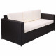 Комплект меблів Santo з ротангу Elit (SC-B9508) Brown MB1034 тканина A13815