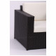 Комплект меблів Santo з ротангу Elit (SC-B9508) Brown MB1034 тканина A13815