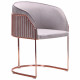 Крісло Kagu, rose gold, light grey