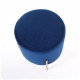 Пуф Mylene Blue / Golden Chrom