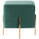 Пуф Ritz Green / Golden Chrom
