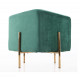 Пуф Ritz Green / Golden Chrom