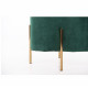 Пуф Ritz Green / Golden Chrom