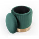 Пуф Little Monte Green / Golden Chrom