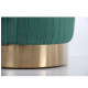 Пуф Little Monte Green / Golden Chrom