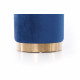 Пуф Madrid Blue/Golden Chrom