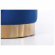 Пуф Madrid Blue/Golden Chrom