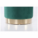 Пуф Madrid Green/Golden Chrom