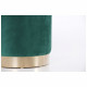 Пуф Madrid Green/Golden Chrom