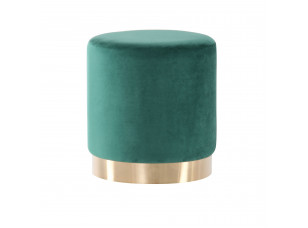 Пуф Madrid Green/Golden Chrom