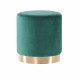 Пуф Madrid Green/Golden Chrom