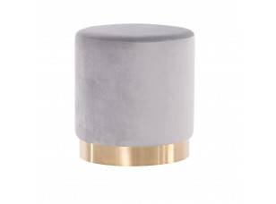 Пуф Madrid Grey/Golden Chrom