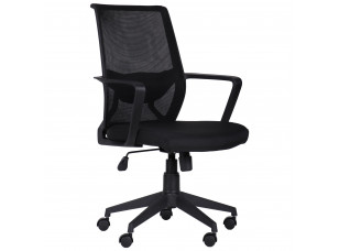 Крісло Tin сидіння Саванна nova Black 19/спинка Сітка SL-00 чорна