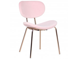Стул Alphabet D gold/pink