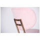 Стул Alphabet D gold/pink