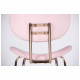 Стул Alphabet D gold/pink