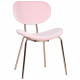 Стул Alphabet D gold/pink