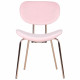 Стул Alphabet D gold/pink