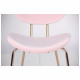Стул Alphabet D gold/pink
