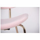 Стул Alphabet D gold/pink