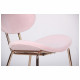 Стул Alphabet D gold/pink