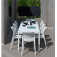 Стіл Rio 140 Extensible Bianco Vern Bianco