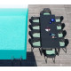 Стол Rio 210 Extensible Antracite Vern Antracite