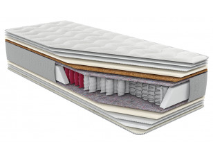 Матрац пружинний середньої жорсткості Notte Магнум Кокос 120x200хh18 см