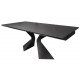 Стол обеденный раскладной Duna Black Marble керамика 180-260 см