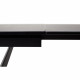 Стол обеденный раскладной Fjord Black Marble керамика 200-300 см