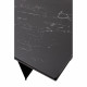 Стол обеденный раскладной Fjord Black Marble керамика 200-300 см