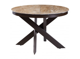 Стол обеденный MOON BROWN MARBLE керамика 110-140 см
