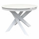 Стол обеденный MOON VOLAKAS WHITE керамика 110-140 см