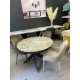 Стол обеденный MOON BROWN MARBLE керамика 110-140 см