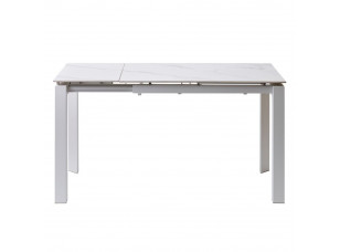 Стіл розкладний BRIGHT WHITE MARBLE 102-142 см