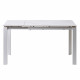 Стіл розкладний BRIGHT WHITE MARBLE 102-142 см