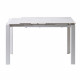 Стіл розкладний BRIGHT WHITE MARBLE 102-142 см