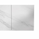 Стіл розкладний HUGO Хьюго WHITE MARBLE біла кераміка 140-200 см