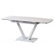 Стол ELVI PURE WHITE керамический 120-180 см