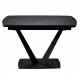 Стіл ELVI BLACK MARBLE керамічний 120-180 см