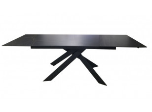 Стол раскладной GRACIO Грация LOFTY BLACK керамика 160-240 см