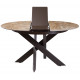 Стол обеденный MOON BROWN MARBLE керамика 110-140 см