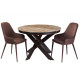Стол обеденный MOON BROWN MARBLE керамика 110-140 см