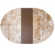 Стол обеденный MOON BROWN MARBLE керамика 110-140 см