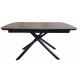 Стол обеденный PALERMO BLACK MARBLE керамика 140-200 см