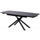 Стол обеденный PALERMO BLACK MARBLE керамика 140-200 см