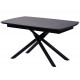 Стол обеденный PALERMO BLACK MARBLE керамика 140-200 см